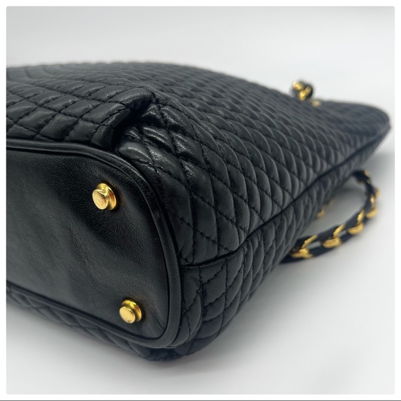 BALLY Small Quilted Matelasse Chain Shoulder Tote - Picture 7 of 14